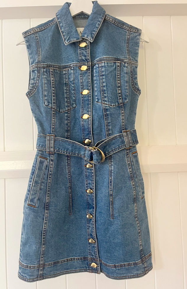 Darcie Denim Mini Dress AU8
