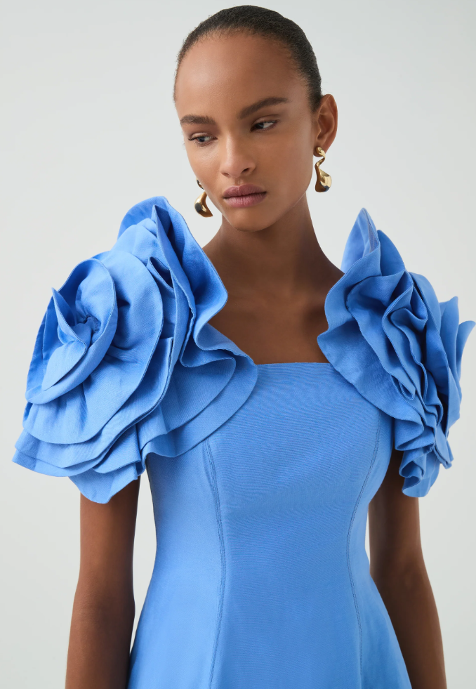 Twyla Mini Dress Oyster Blue 8