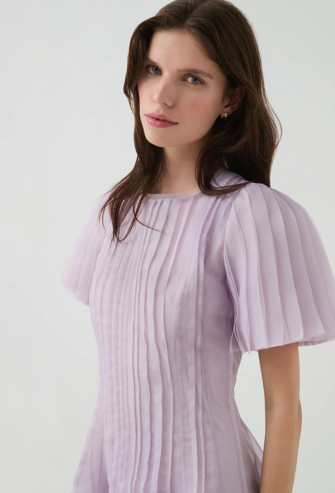 Nova Pleated Midi Dress 10