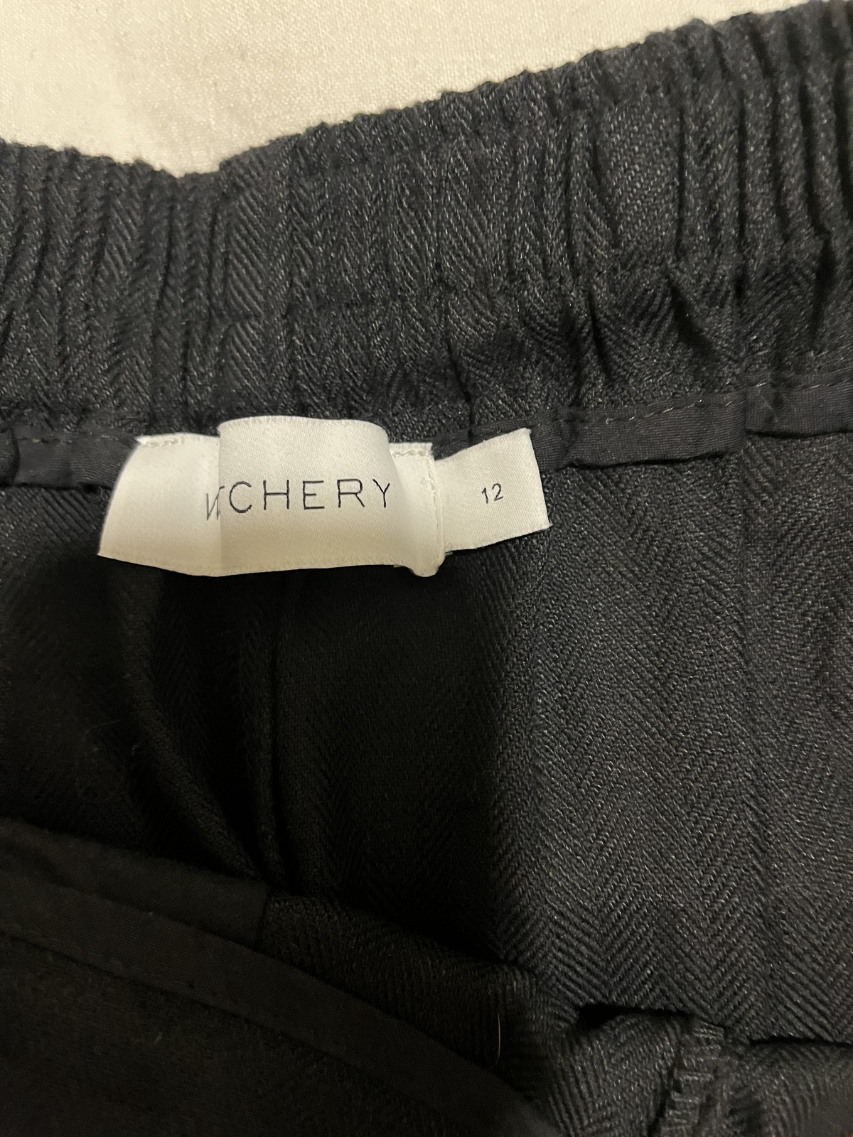 wide leg trousers - linen cotton blend