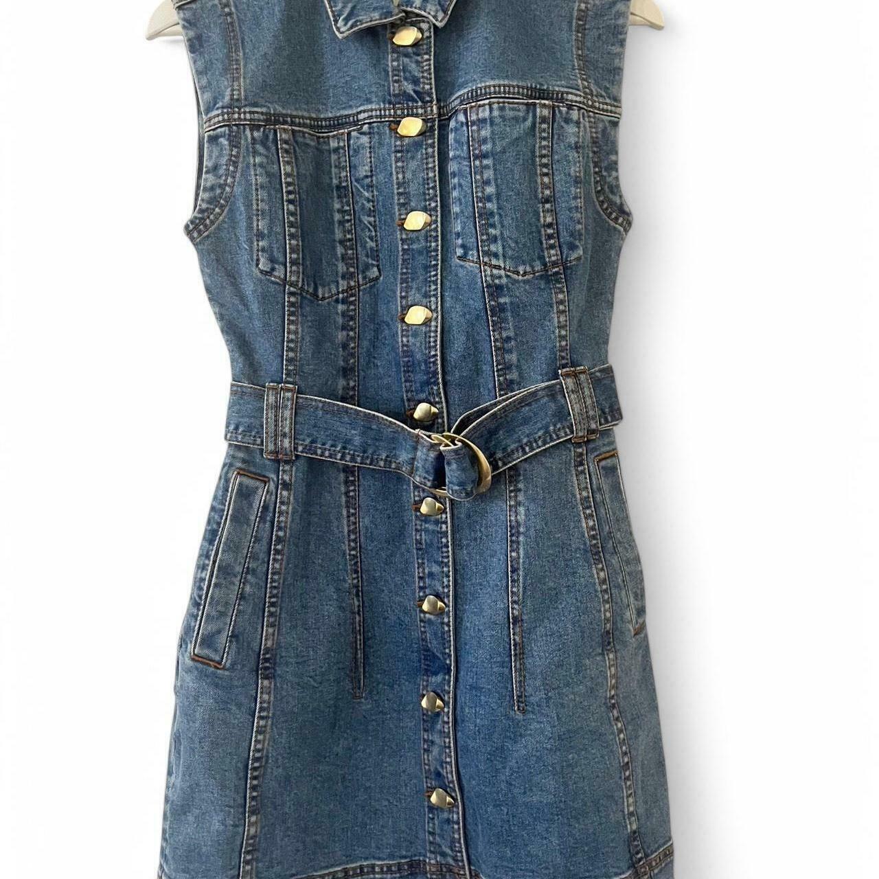 Darcie Denim mini dress AU6