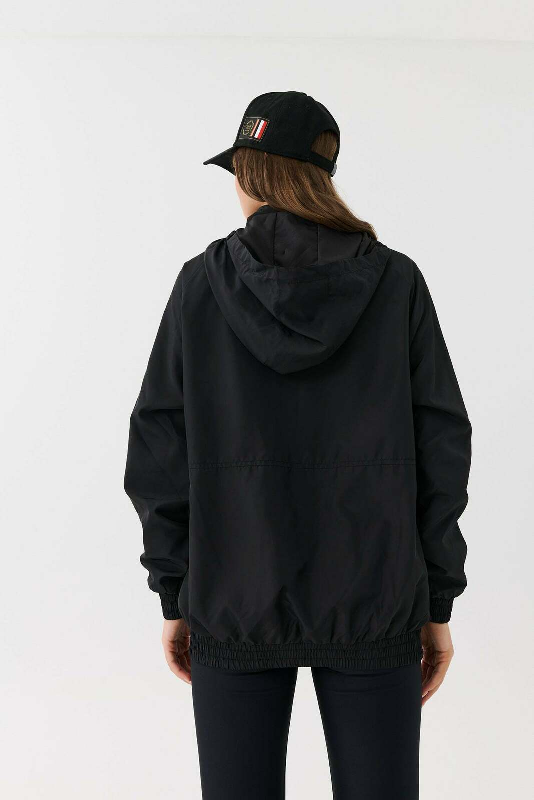 BLOCKSHOT JACKET IN BLACK