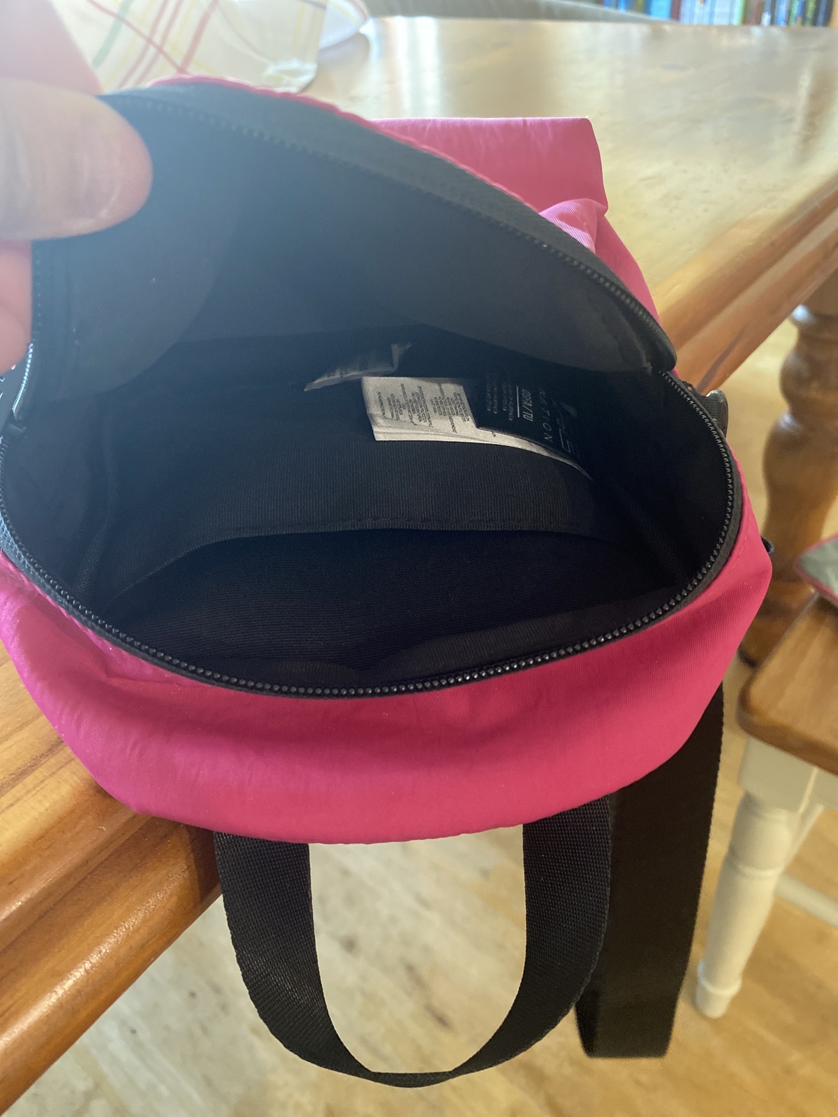 TAG UP BAG IN RASPBERRY ROSE