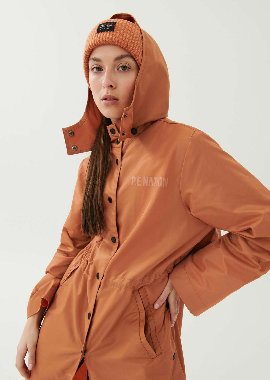 GOAL SIDE TRENCHCOAT IN CARAMEL