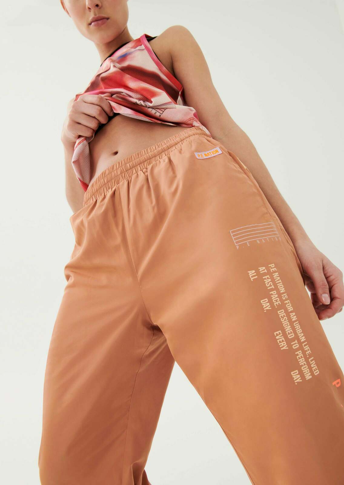GOAL SIDE TRACKPANT IN CARAMEL