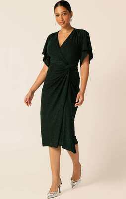 emporium formal dresses Women's The Emporium Maxi Dress In Black Lurex | Extra Small