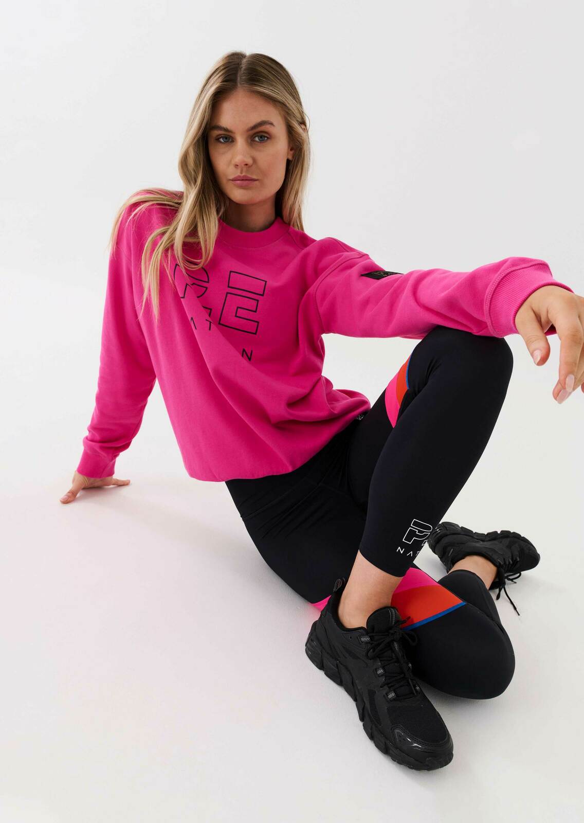 HEADS UP SWEAT IN PINK GLO