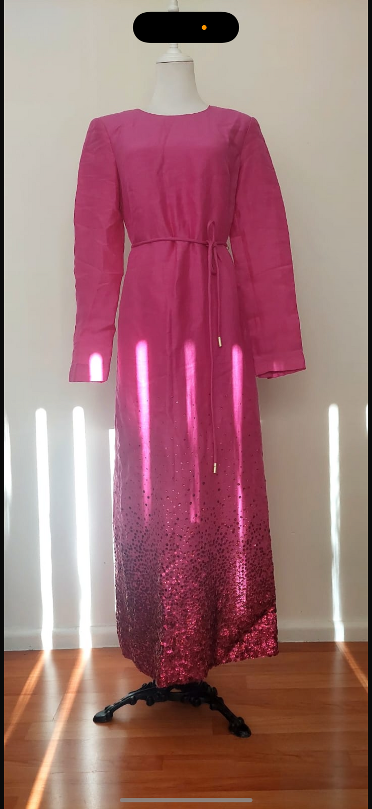 REFLECTION SEQUIN MAXI DRESS