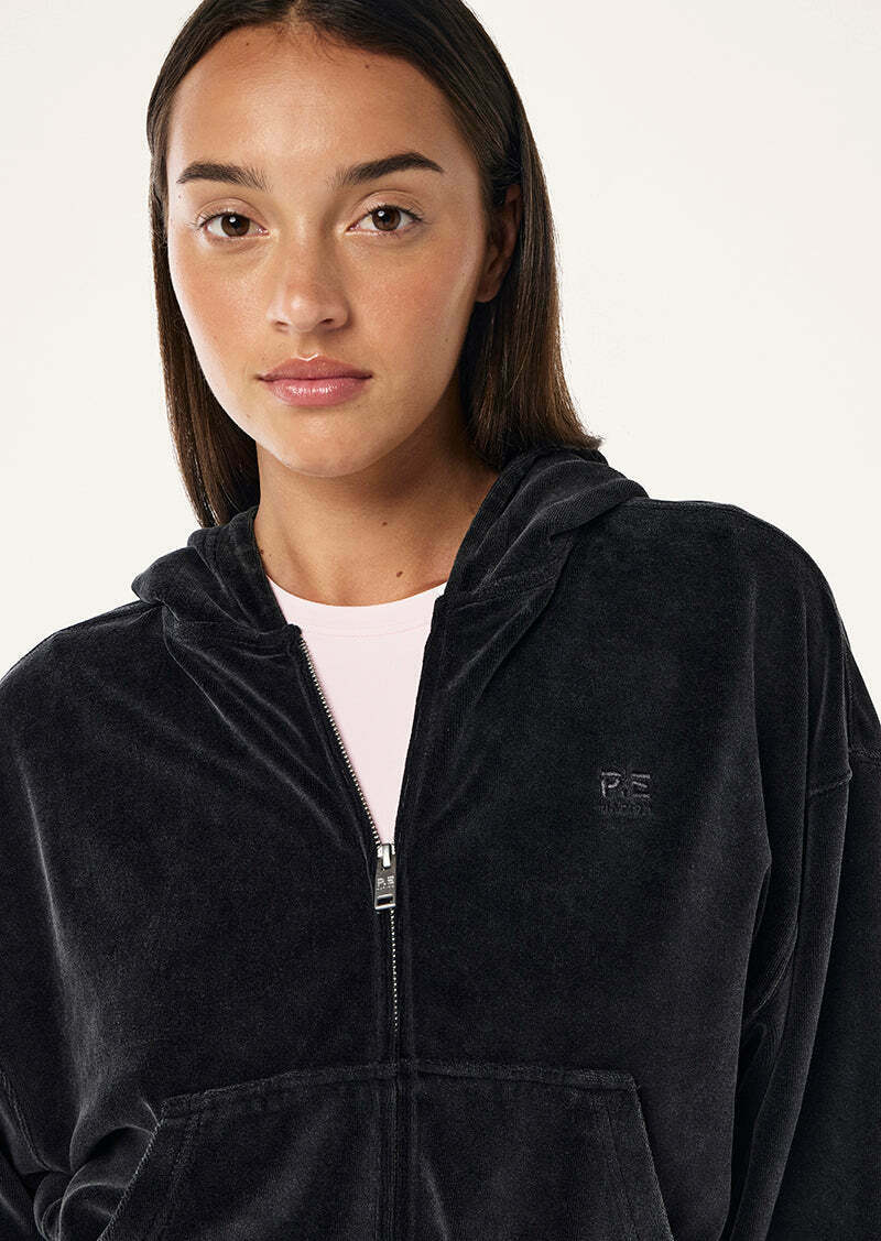 LUXURIA ZIP THROUGH IN WASHED ASPHALT