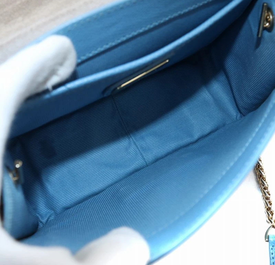 Metropolis Soft Leather Crossbody Bag - Muted Blue