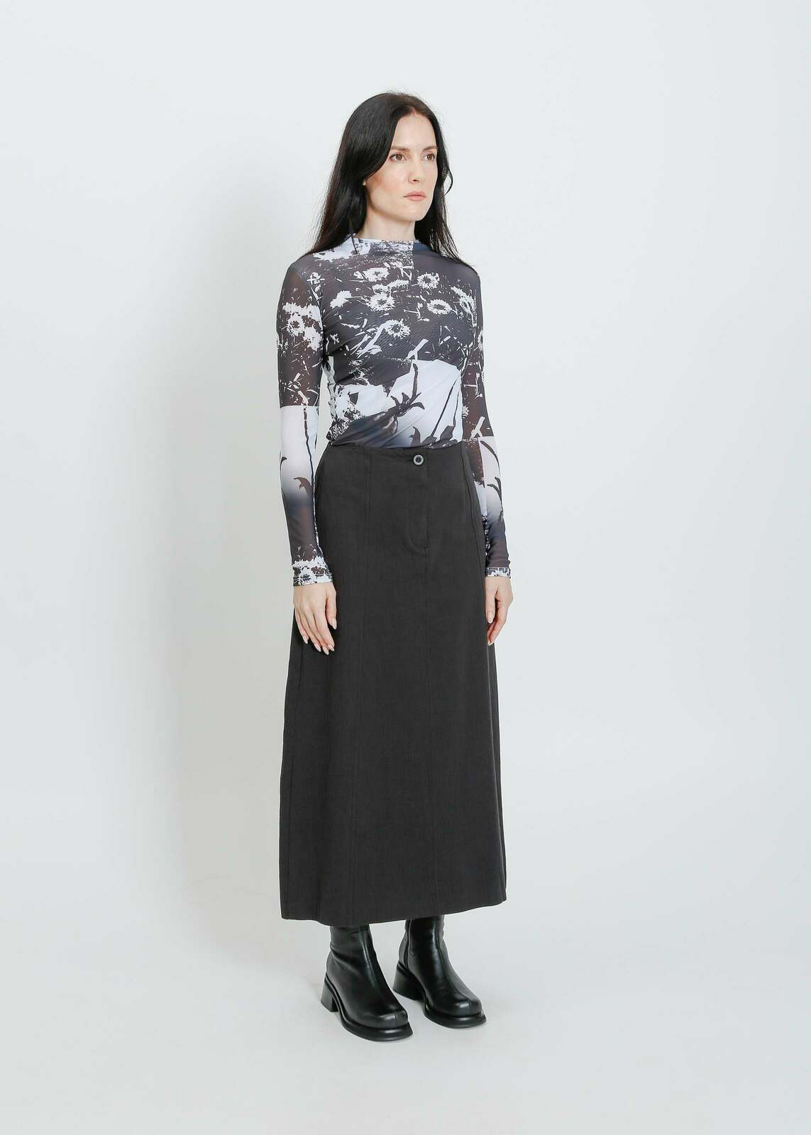 AKITA SKIRT / BLACK