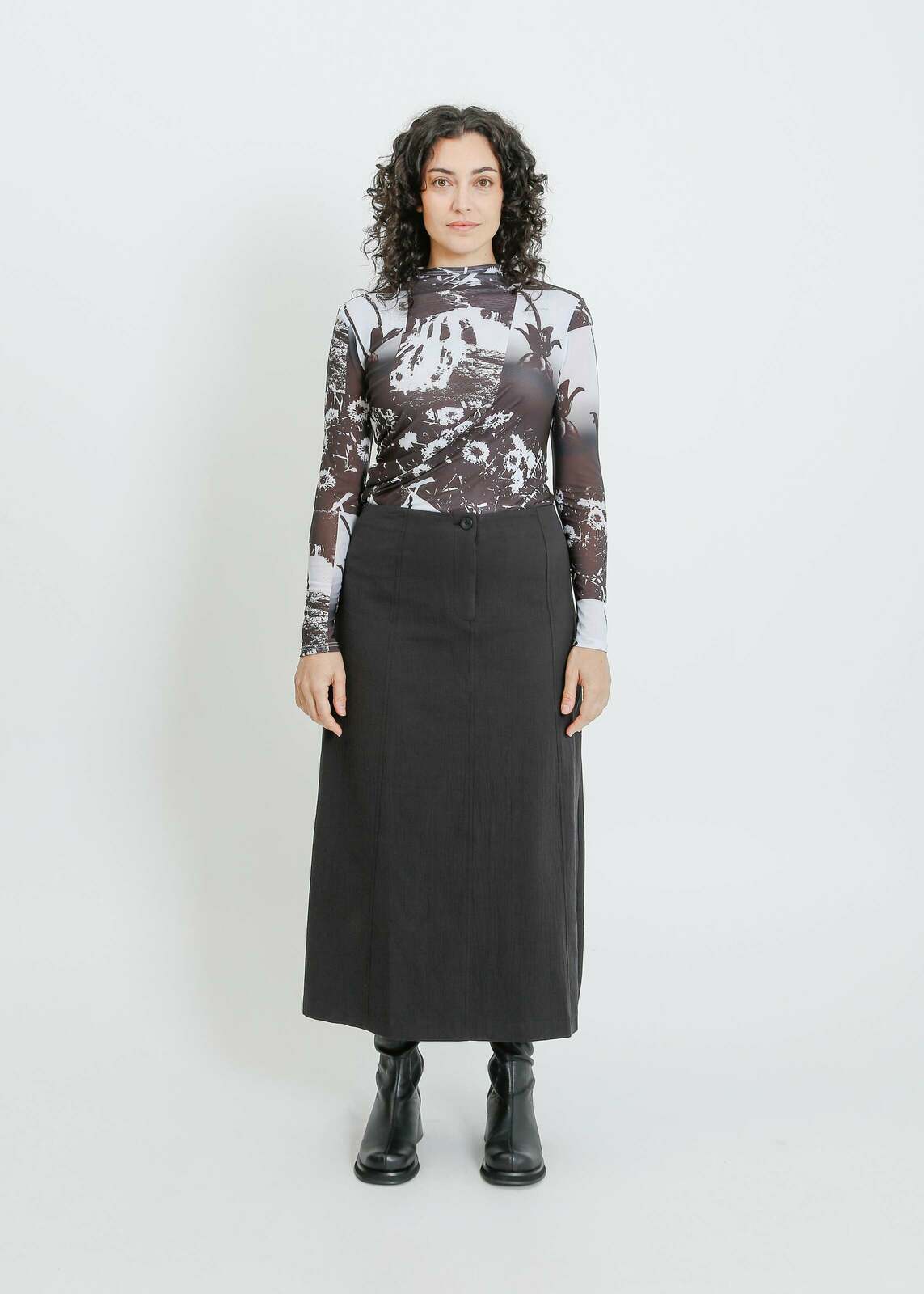AKITA SKIRT / BLACK