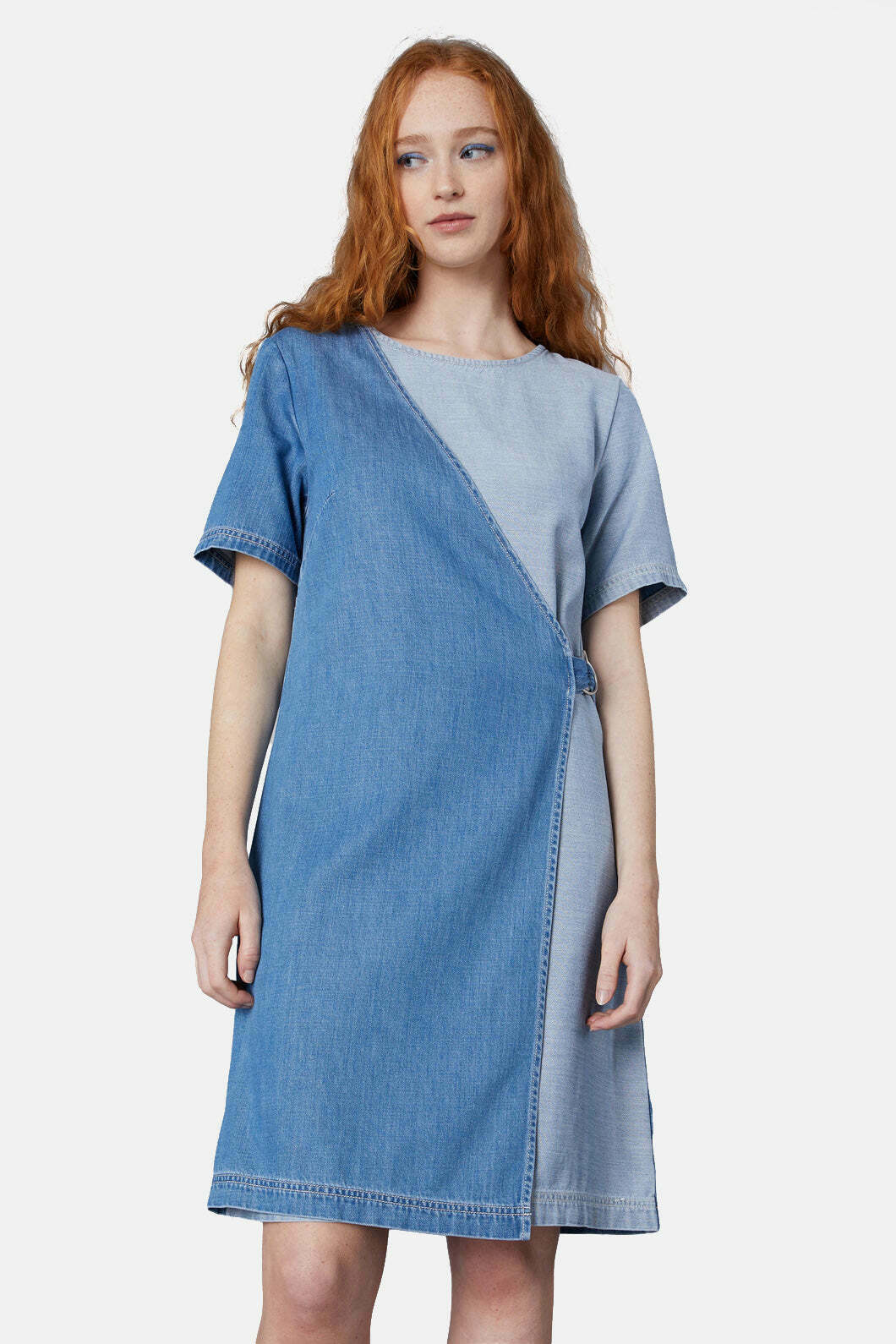 Genie Wrap Denim Dress