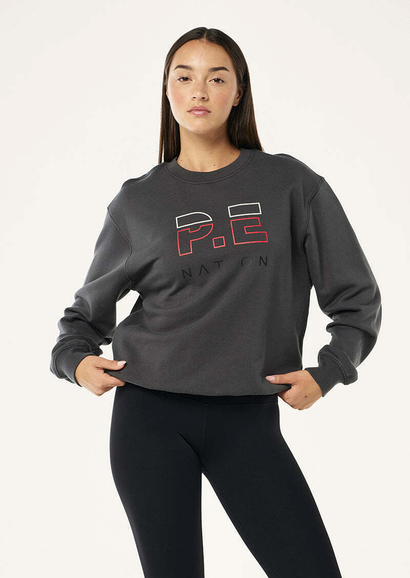 HEADS UP SWEAT IN GUNMETAL