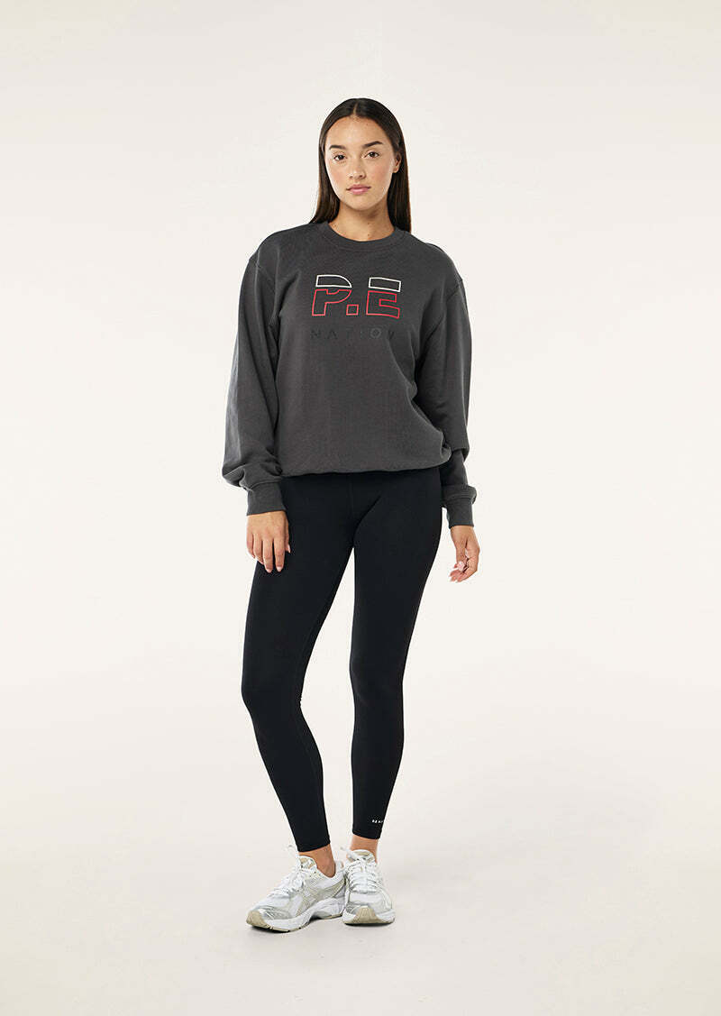 HEADS UP SWEAT IN GUNMETAL