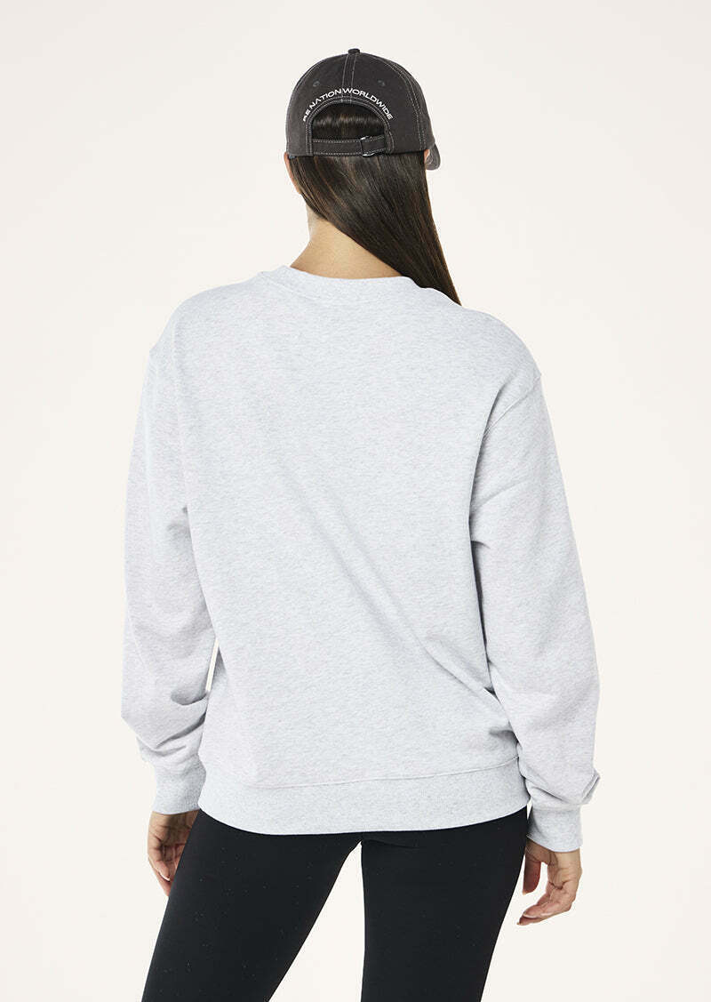HEADS UP SWEAT IN GREY MARLE
