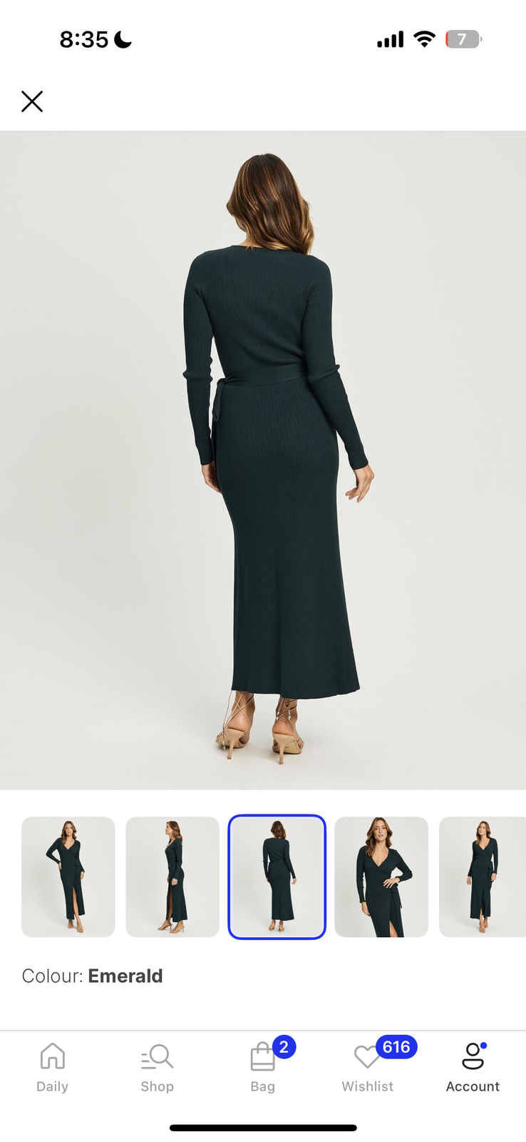 Ania wrap dress 