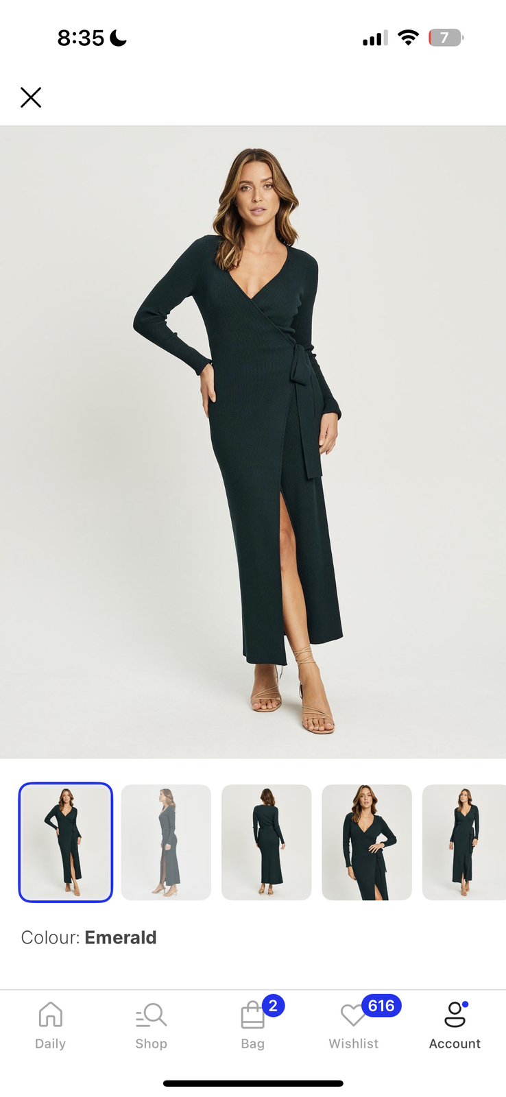 Ania wrap dress 
