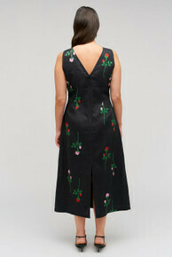 Rosebud Sheath Dress Black