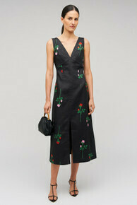 Rosebud Sheath Dress Black