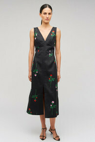 Rosebud Sheath Dress Black