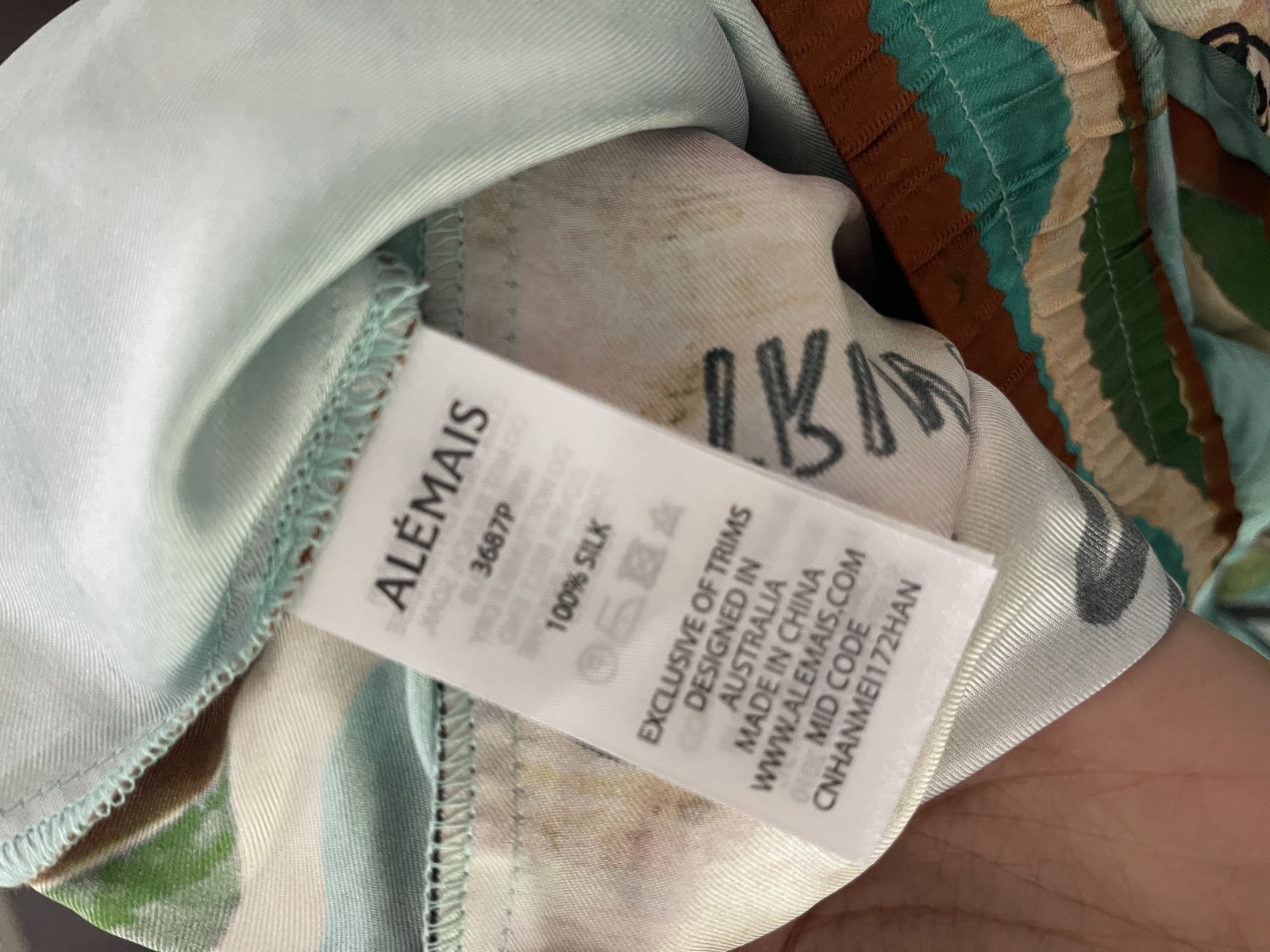 swell silk pants AU 8 BNWT 