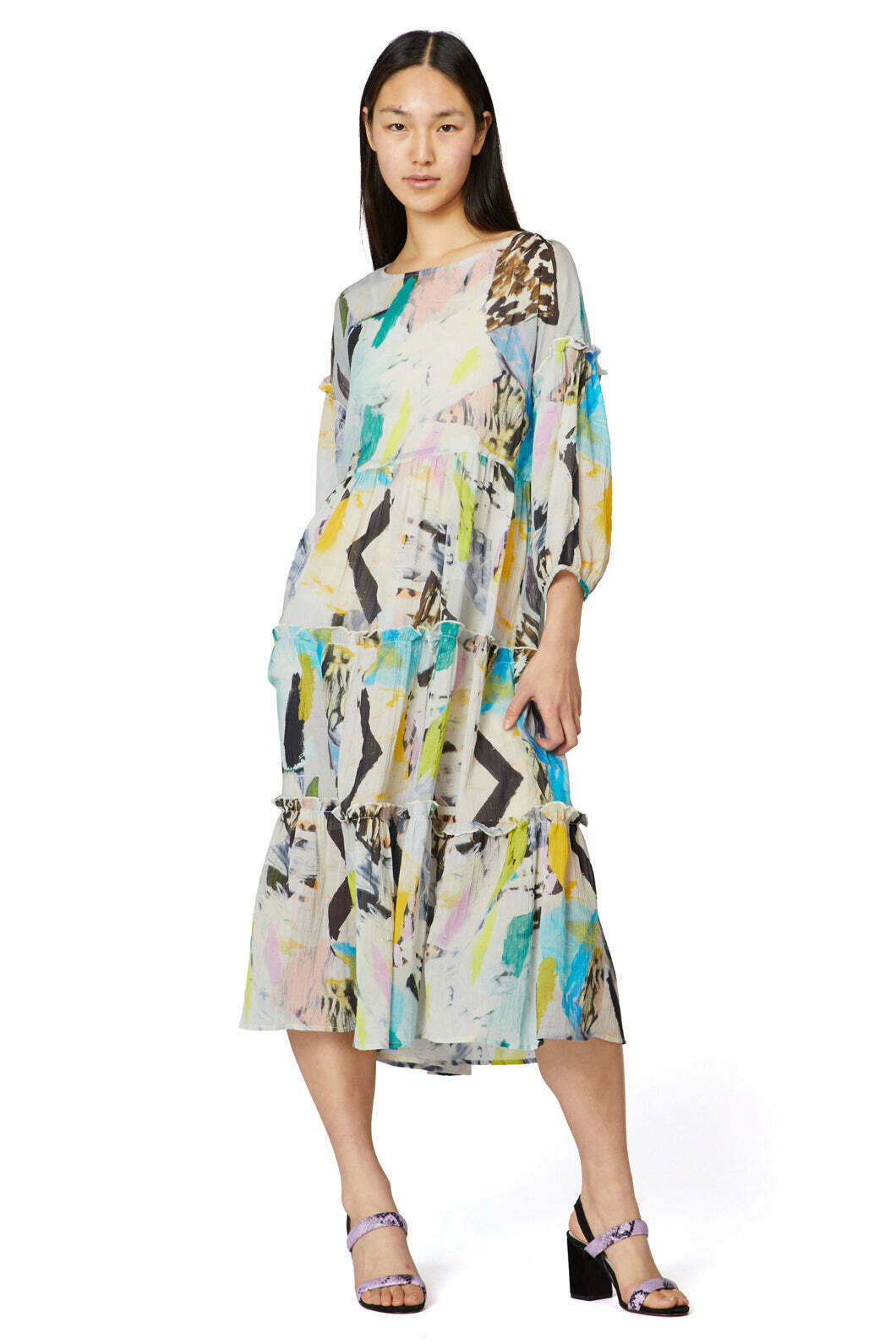 Diffuse N Disperse Long Dress