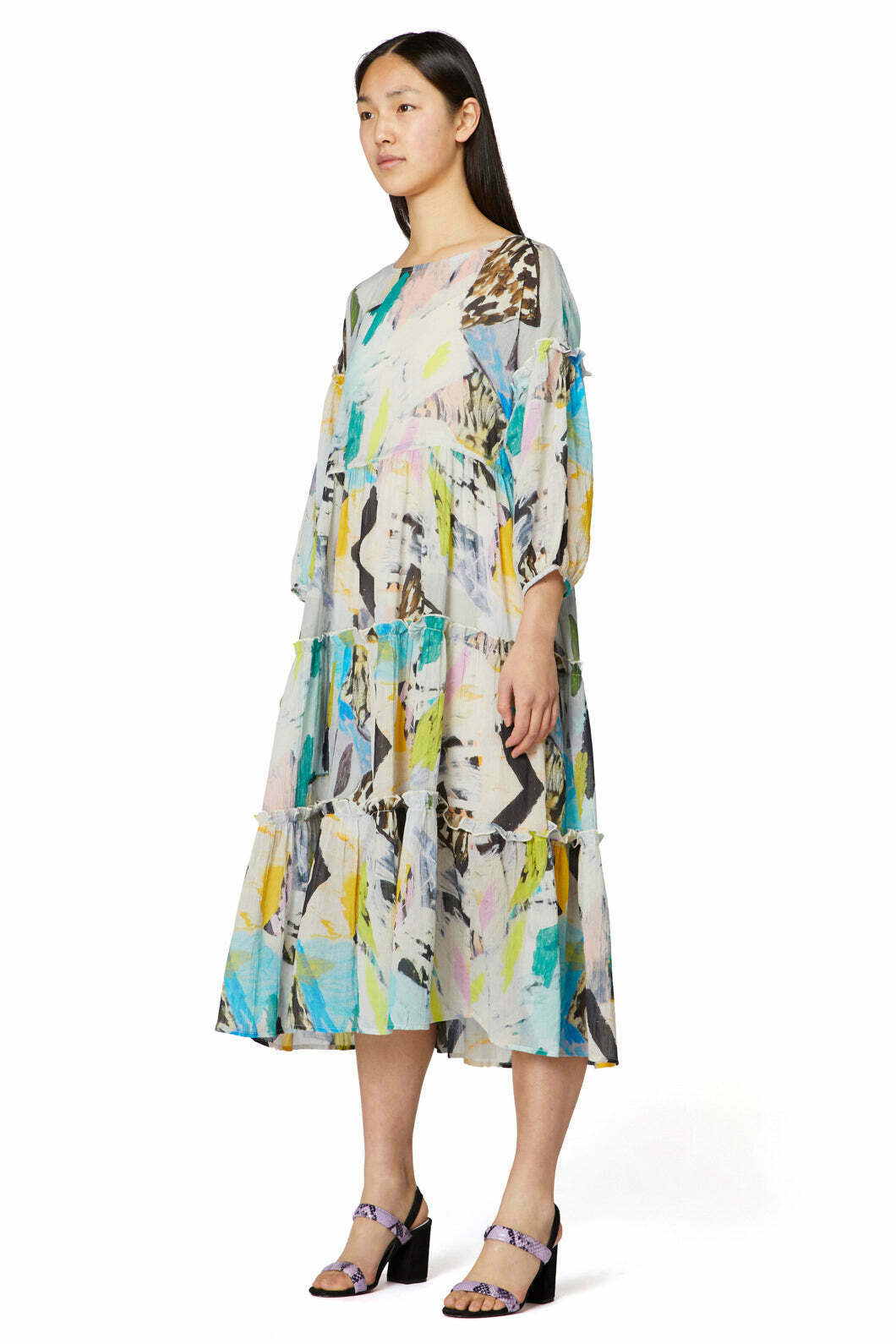 Diffuse N Disperse Long Dress