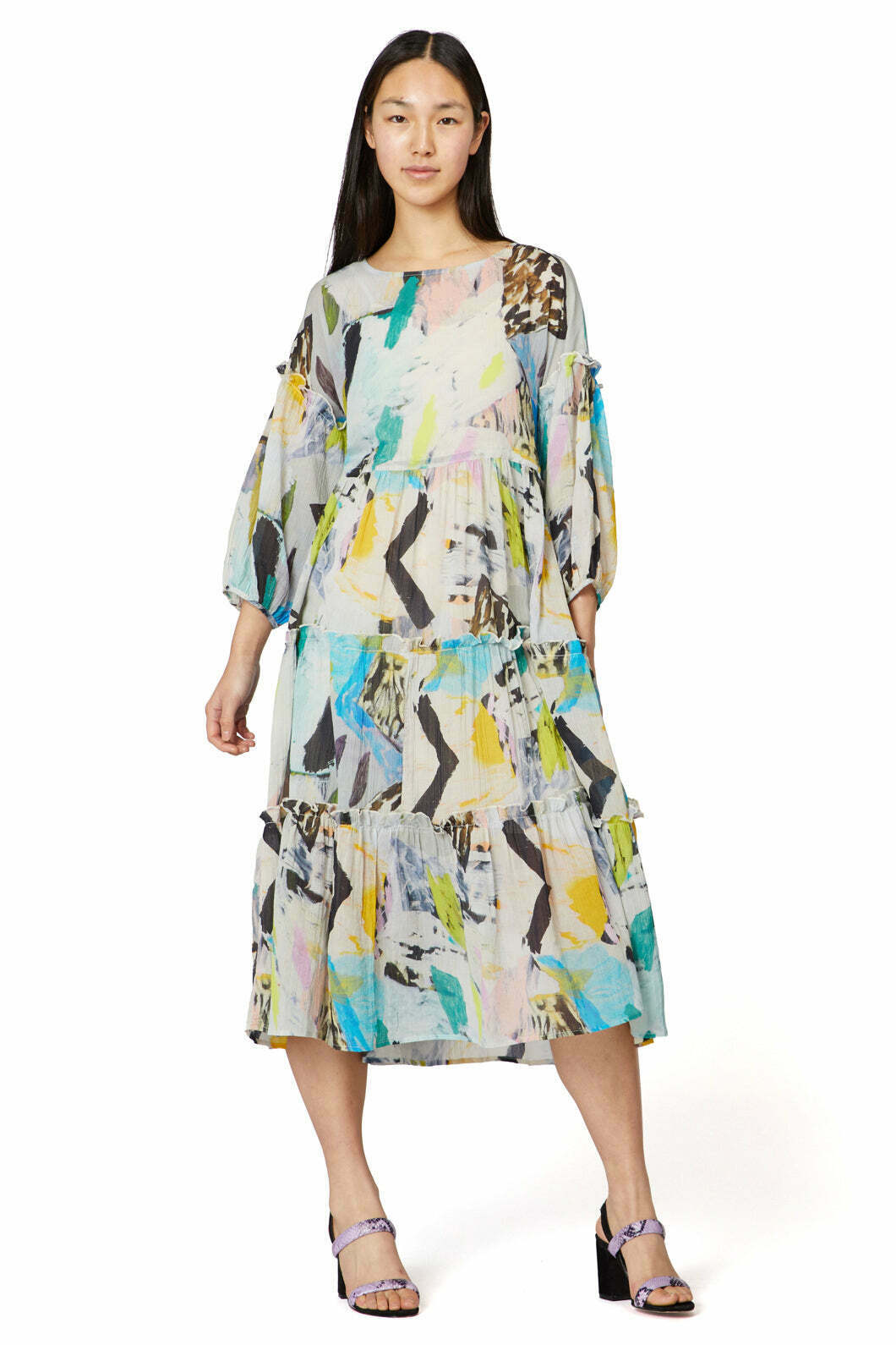 Diffuse N Disperse Long Dress