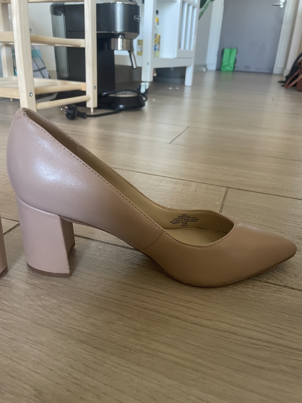 Cate - Nude Block Heels -