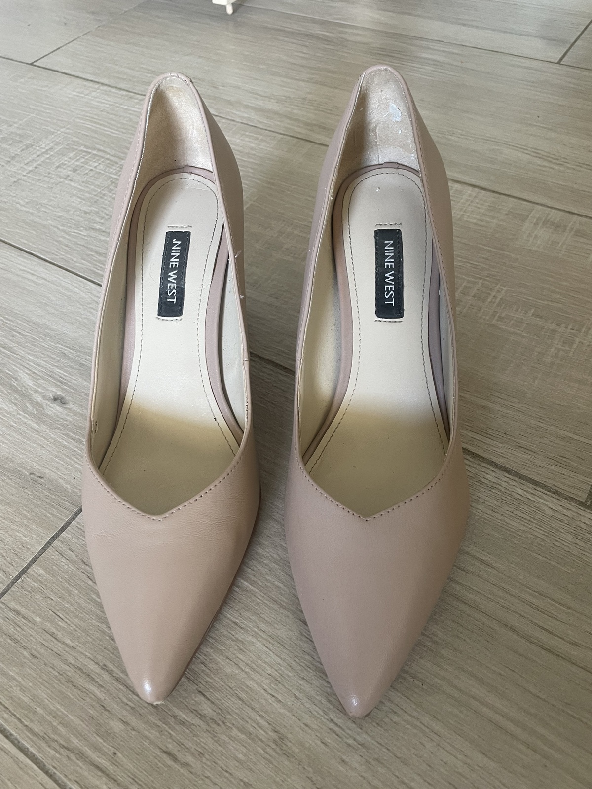 Cate - Nude Block Heels -