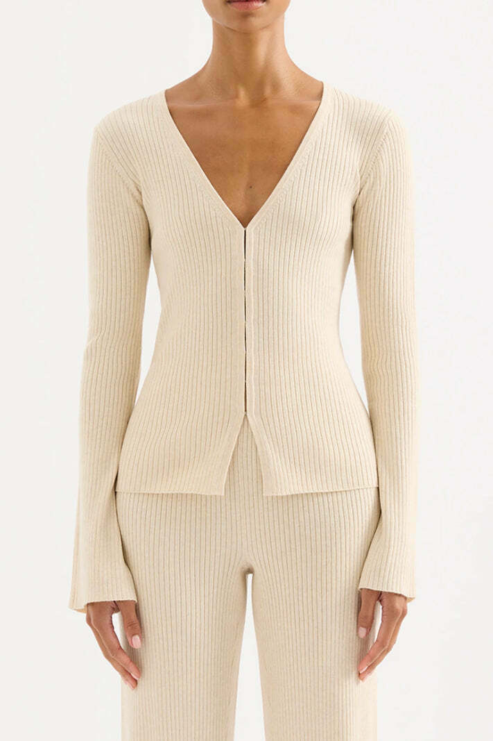 Nude Lucy - Ettiene Knit Cardigan (Cream)