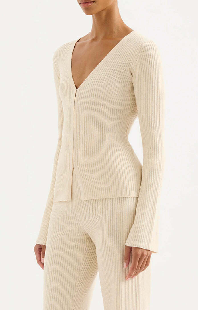 Nude Lucy - Ettiene Knit Cardigan (Cream)