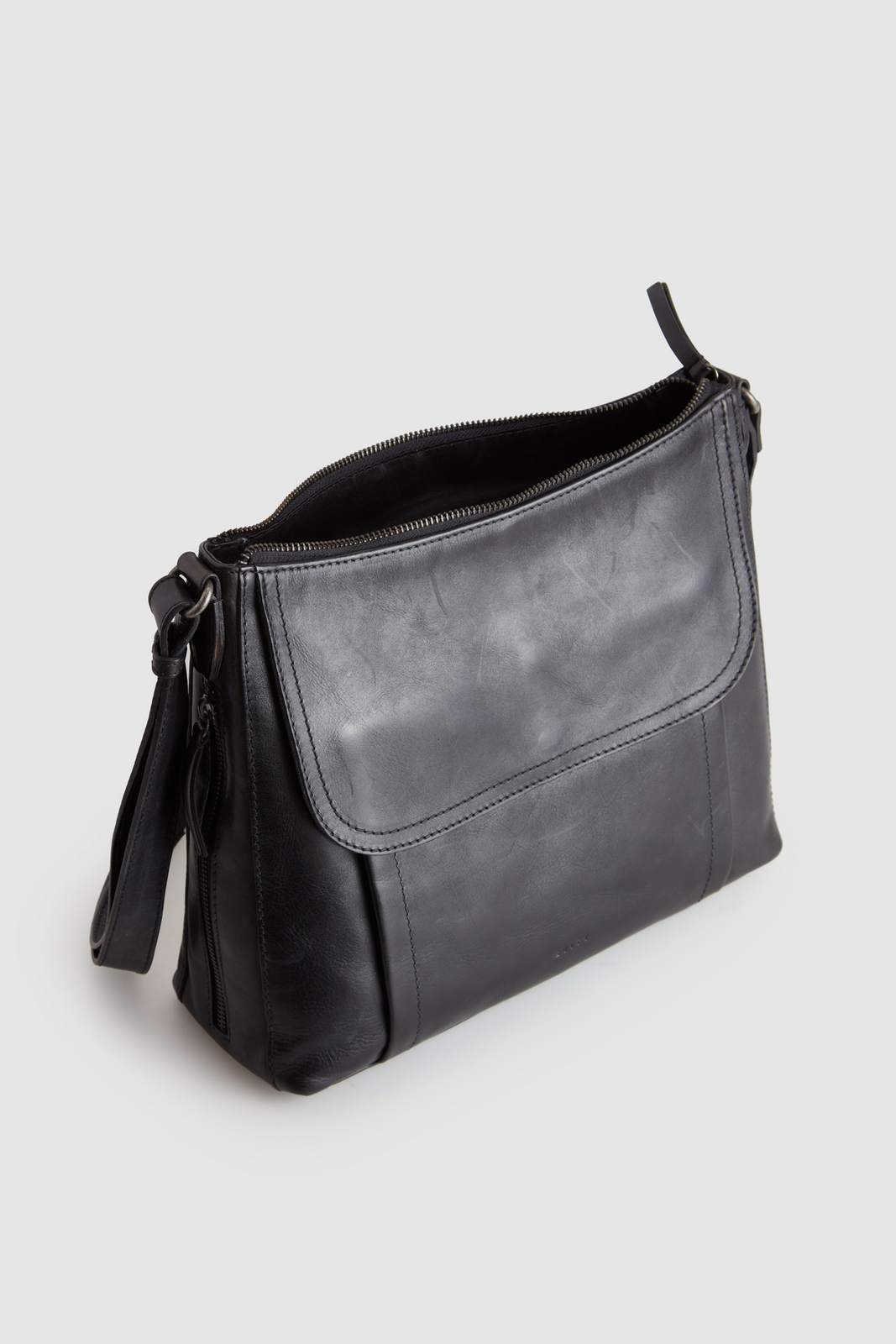 Maya Leather Large Crossbody Bag