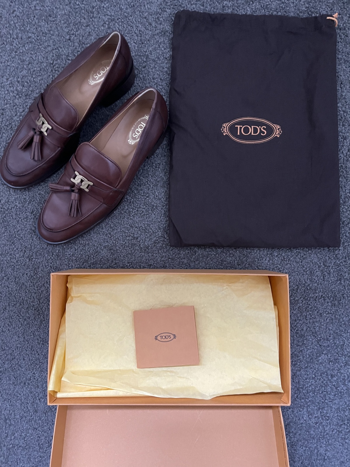 Brown Leather Loafers size IT39