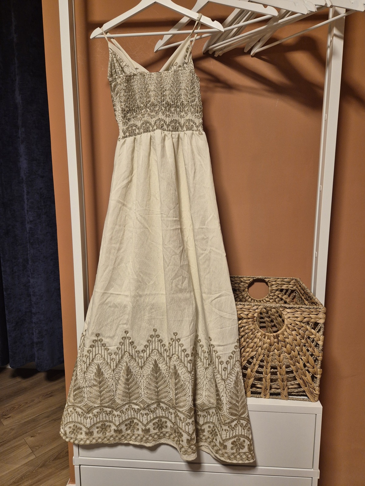 Embroided maxi dress