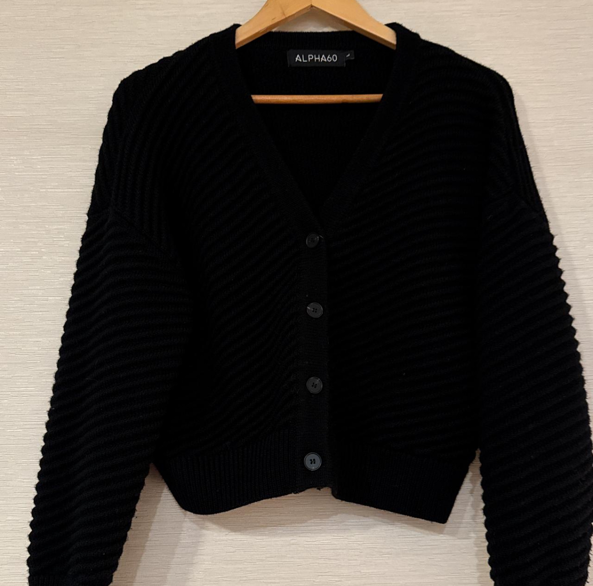 W23 | CHANCE CARDIGAN / BLACK