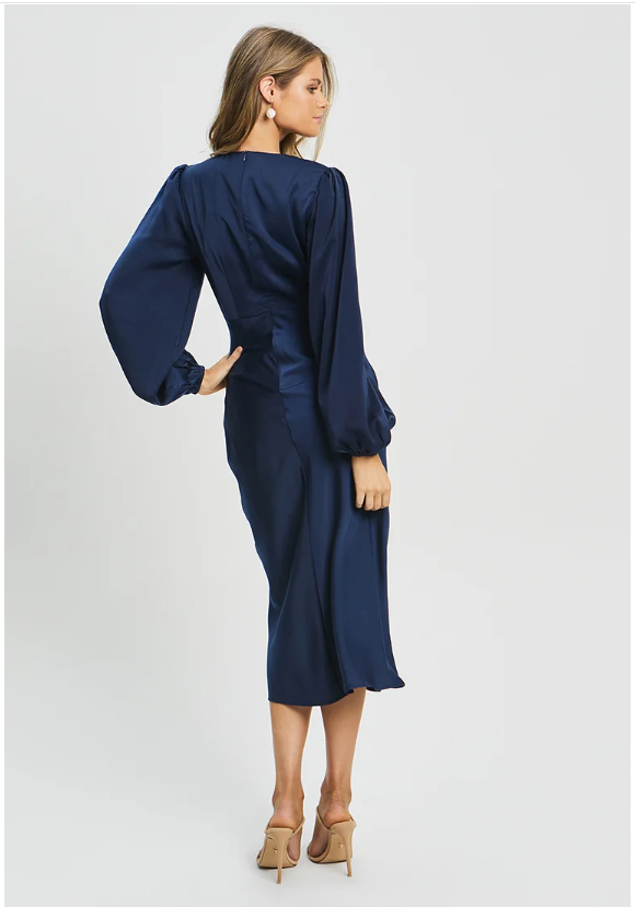 Fitzgerald Dress - Navy Blue