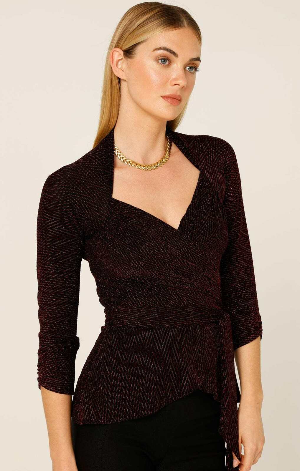 RIVERFIRE WRAP TOP IN RUBY