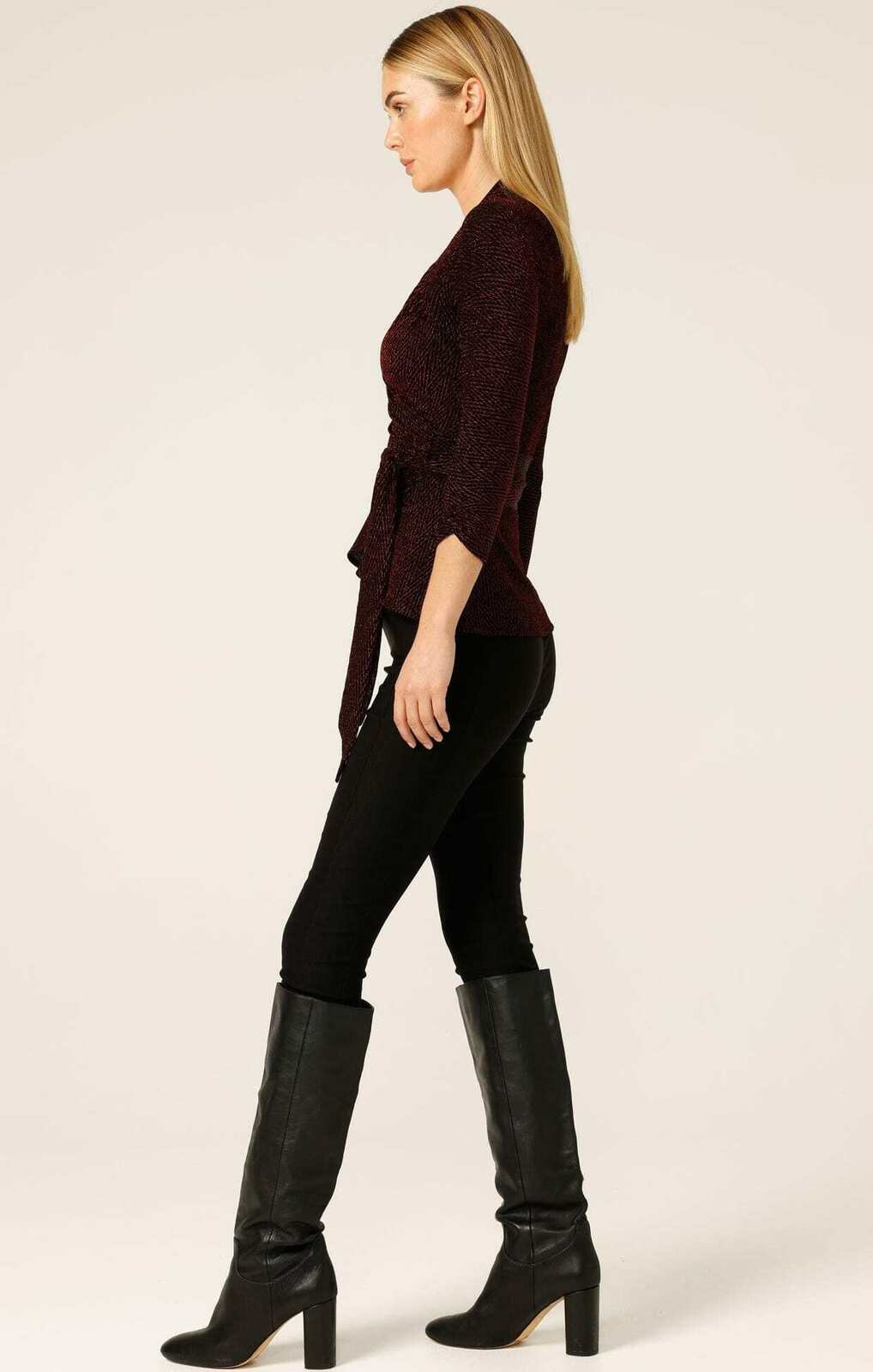 RIVERFIRE WRAP TOP IN RUBY