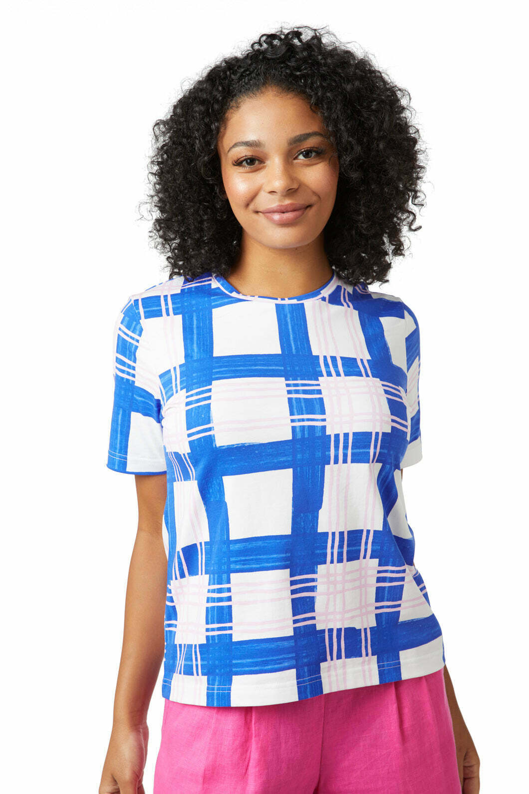 Easy Breezy Check Tee