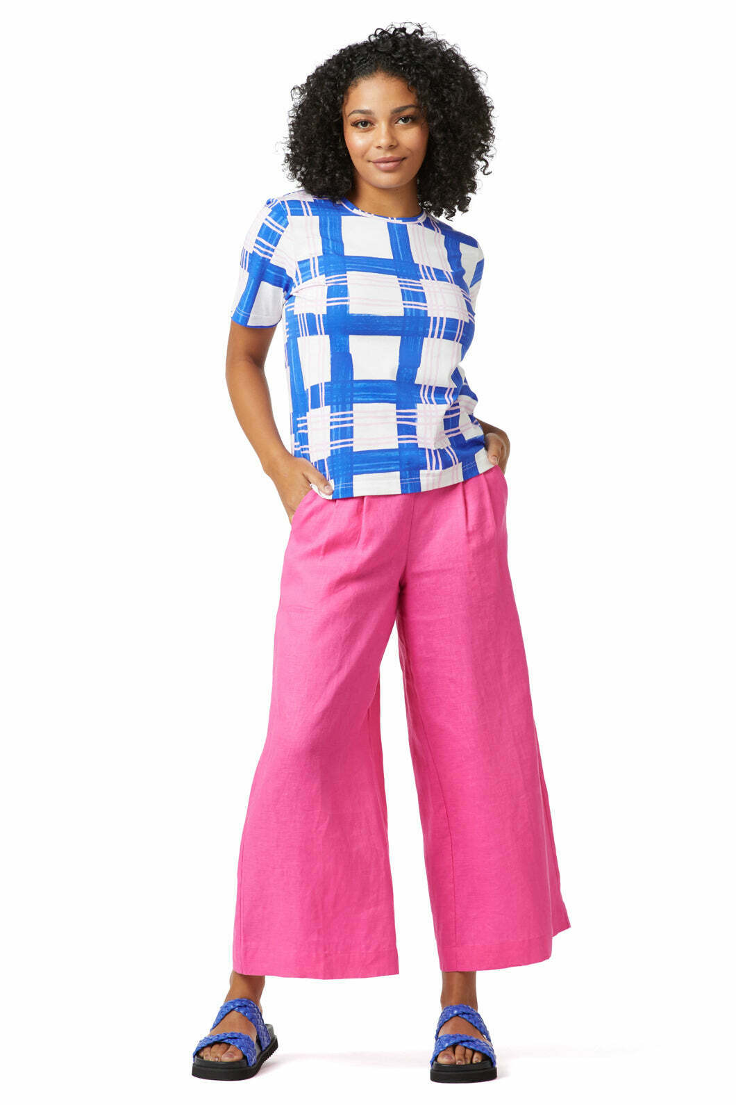 Easy Breezy Check Tee