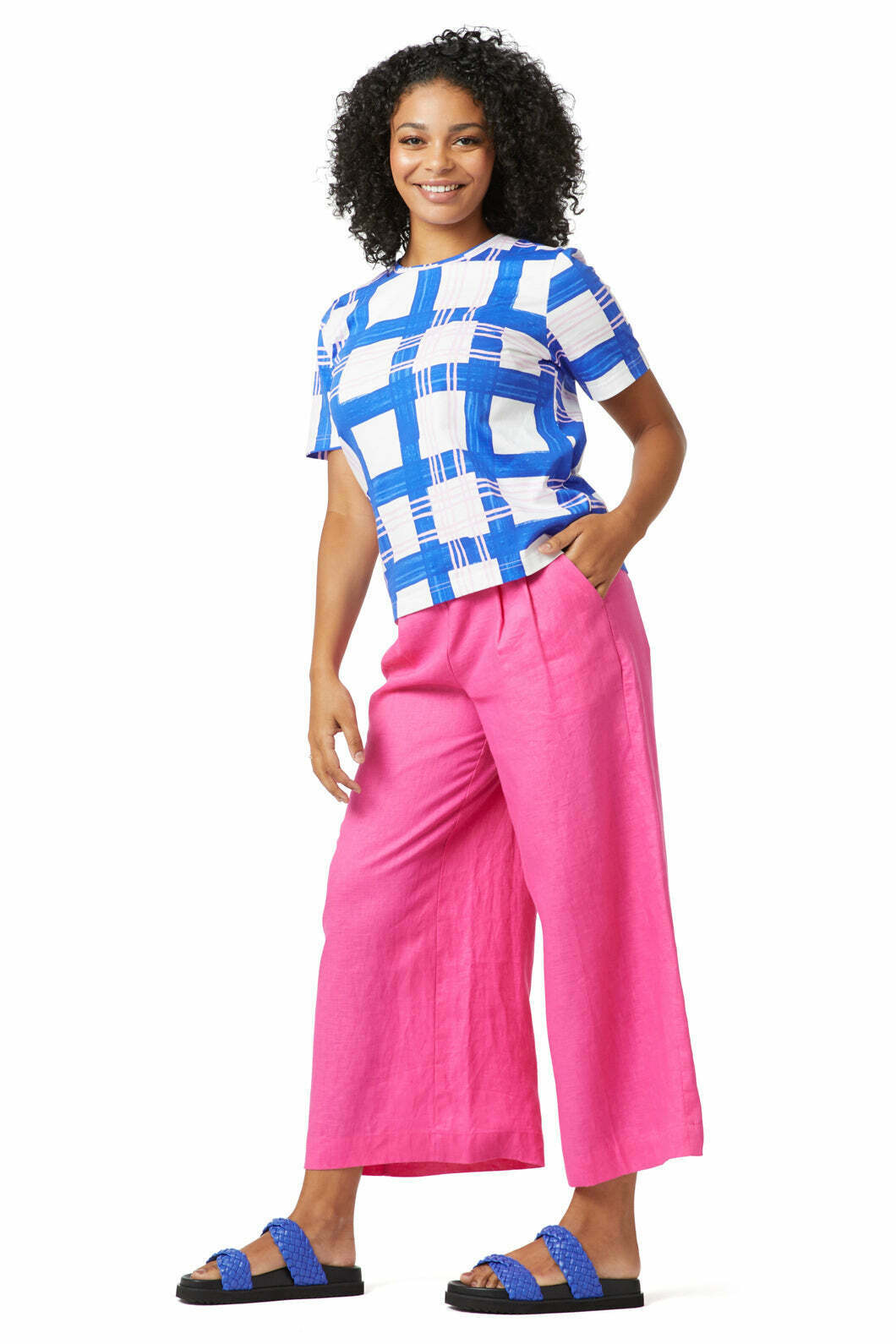 Easy Breezy Check Tee