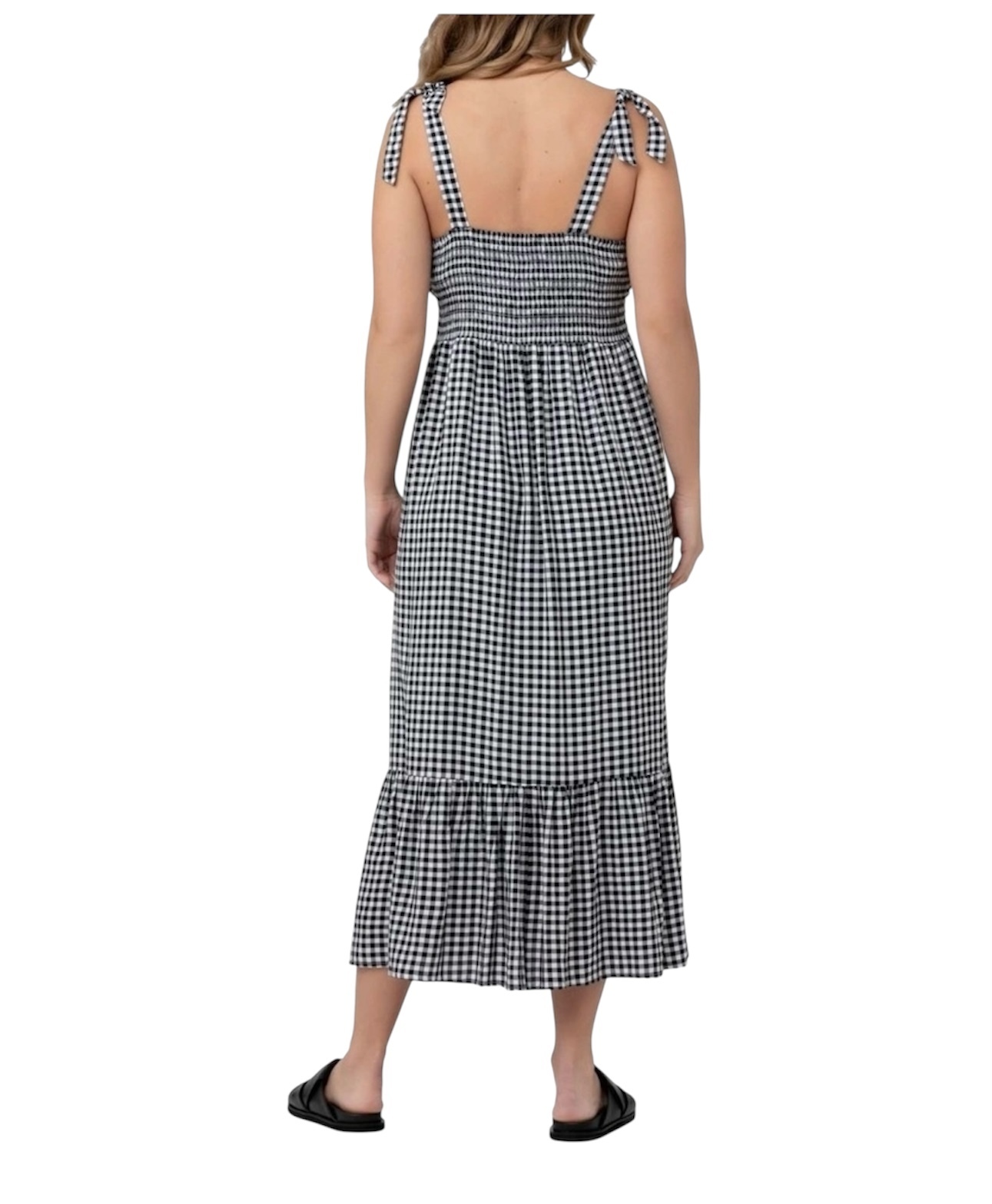 Gingham Nursing Dress