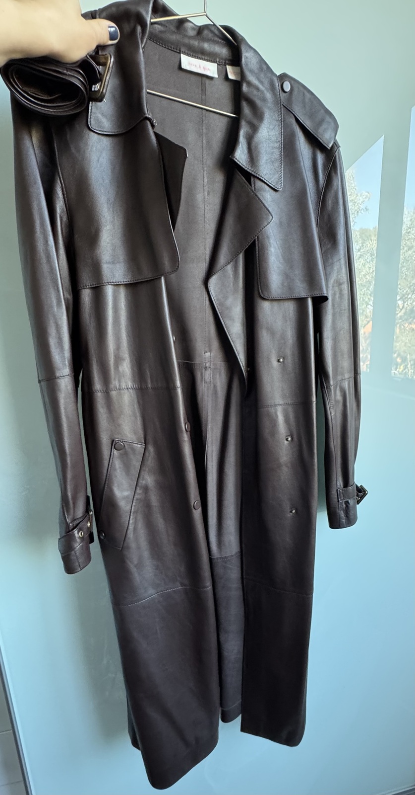 plot point leather trench
