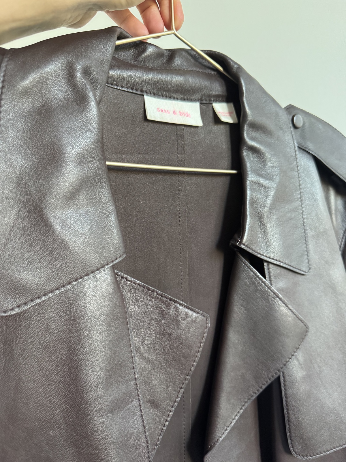 plot point leather trench