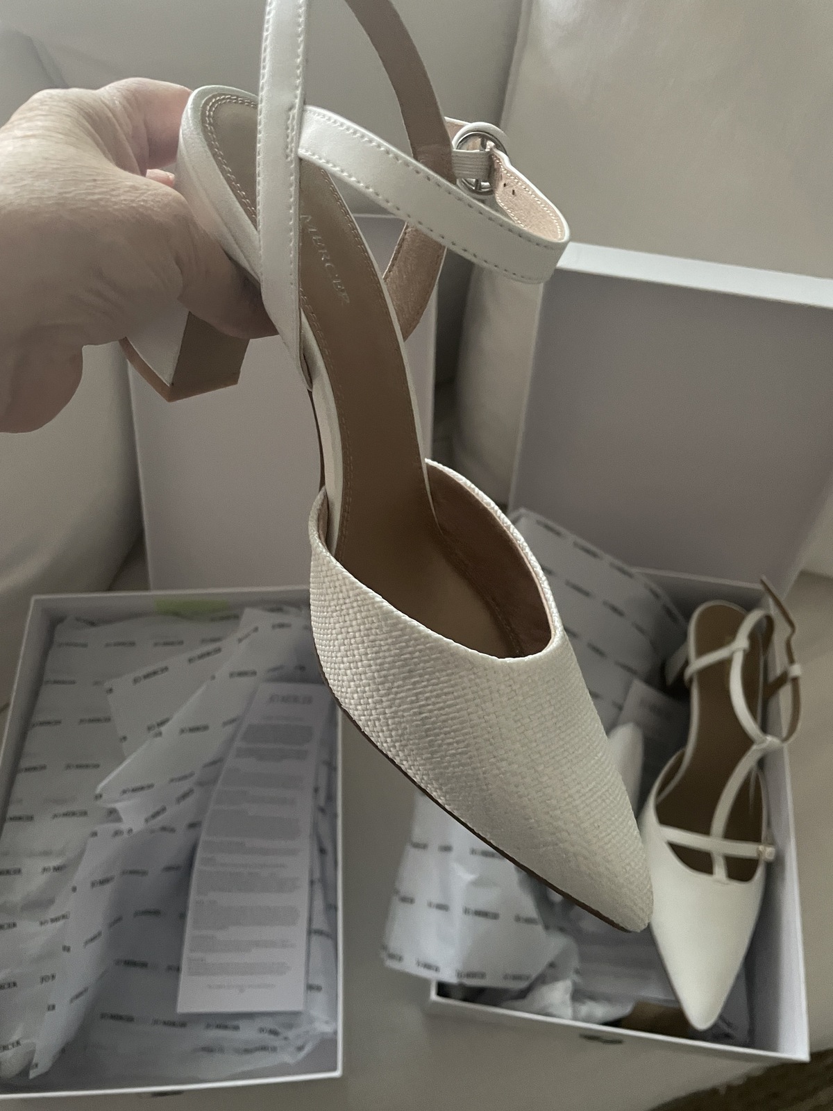 ALTON MID HEALS ( WHITE RAFFIA)41