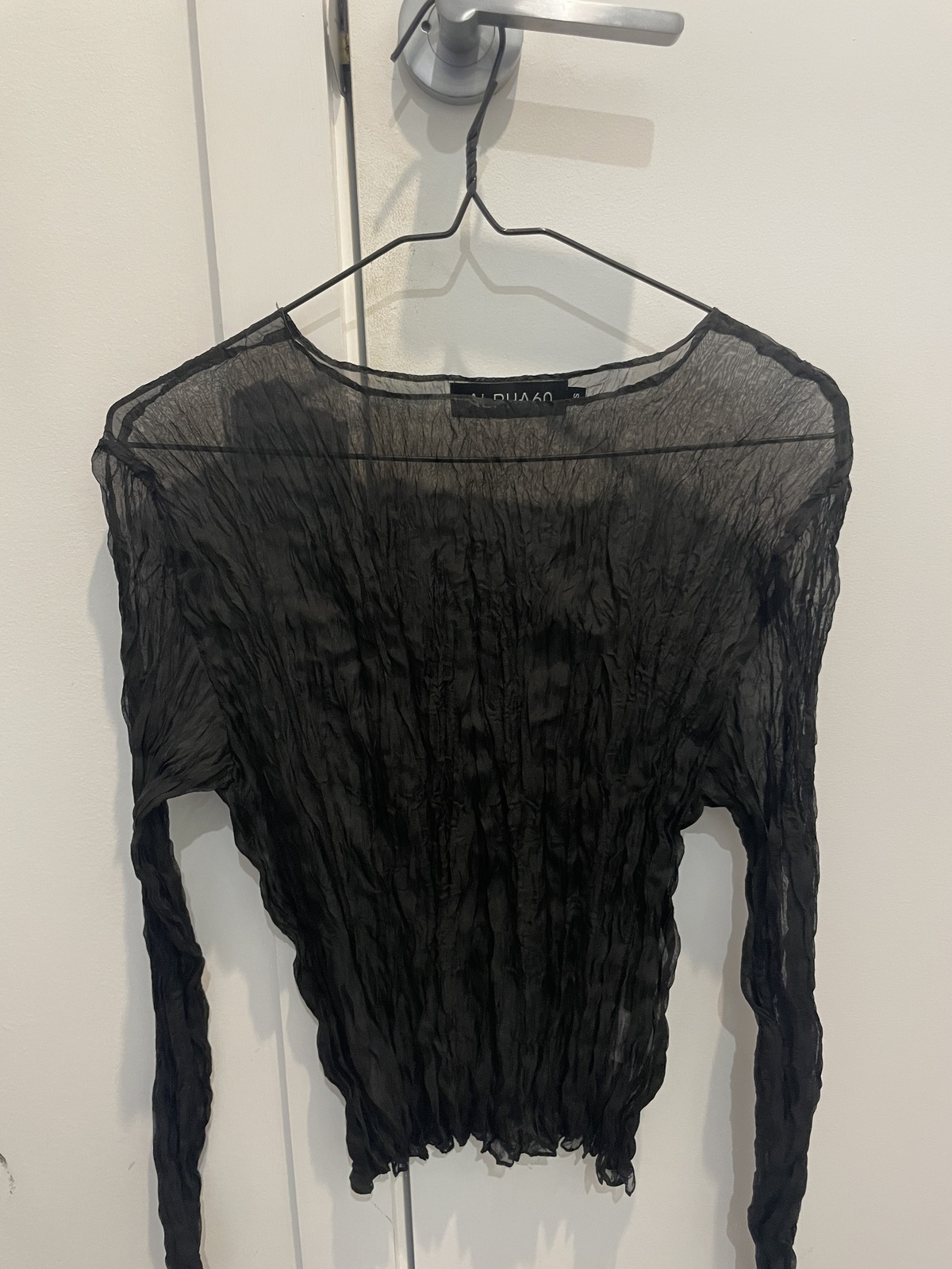 Shaun pleat top