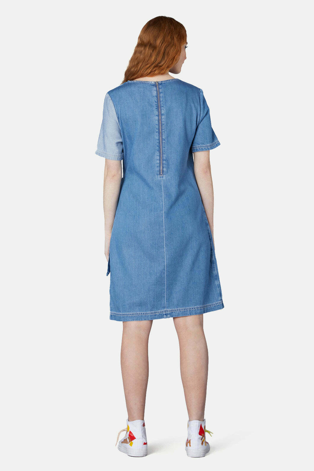 Genie Wrap Denim Dress