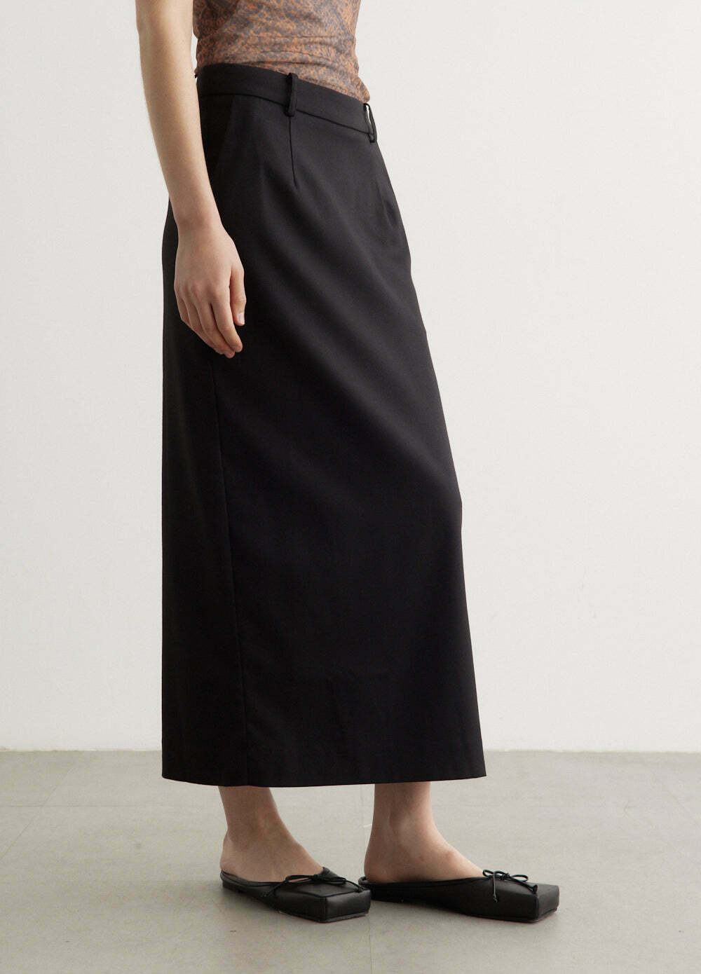Pillar Long Tailored Skirt